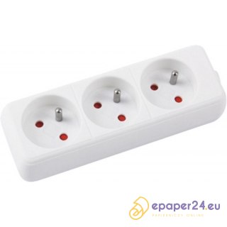 Listwa zasilająca Office Products 5m/3g biała