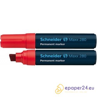 Marker permanentny Schneider Maxx 280 czerwony