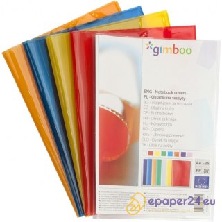 Okładka na zeszyt Gimboo A4 niebieska