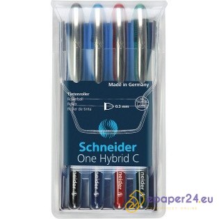 Pióra kulkowe Schneider One Hybrid C 0.3mm 4 kolory