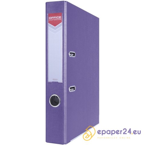 Segregator Office Products Officer A4/55mm fioletowy Segregator Office Products Officer A4/55mm fioletowy