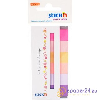 ZAKŁADKI STICK'N 15x45mm 6 KOLORÓW (6x30)