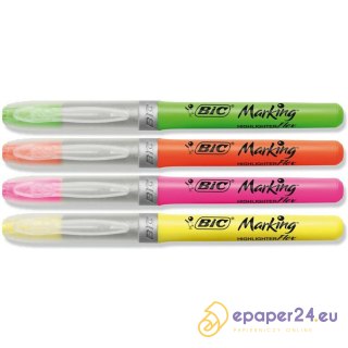 Zakreślacz BiC Highlighter Flex żółty