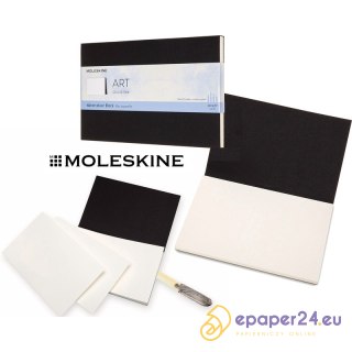 Blok do akwareli Moleskine Art XL (19x25cm) czarny