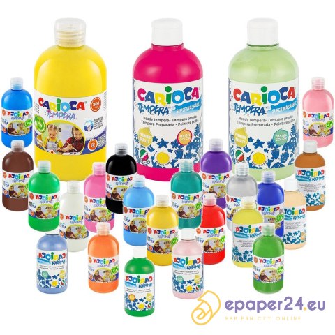 Farba tempera Carioca 500ml zieleń morska Farba tempera Carioca 500ml zieleń morska