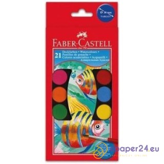 Farby akwarelowe Faber-Castell 21 kolorów