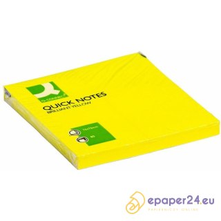 Karteczki Q-Connect 76x76mm żółte (75)