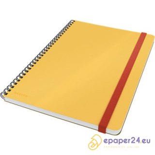 Kołonotatnik Leitz Cosy B5/80k kratka żółty