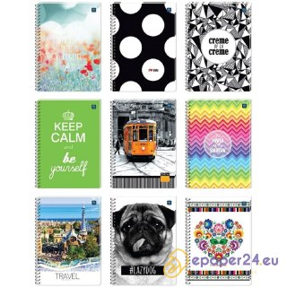 Kołozeszyt Interdruk A5/120k kratka