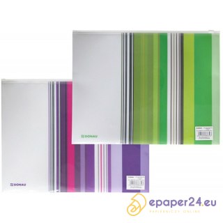 Koszulka z suwakiem Donau Zipper A4/200µm