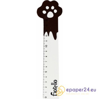 Linijka drewniana Fiorello 15cm łapa