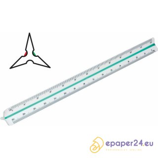 Linijka skalówka Grand GR-143-30 30cm