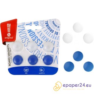 Magnesy do tablic MemoBe śr.20mm (6)