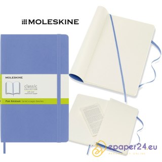 Notatnik Moleskine Classic L (13x21cm) gładki niebieski