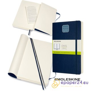 Notatnik Moleskine Classic L (13x21cm) gładki niebieski