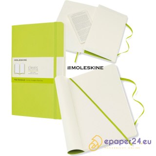 Notatnik Moleskine Classic L (13x21cm) gładki zielony
