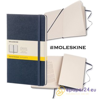 Notatnik Moleskine Classic L (13x21cm) kratka niebieski