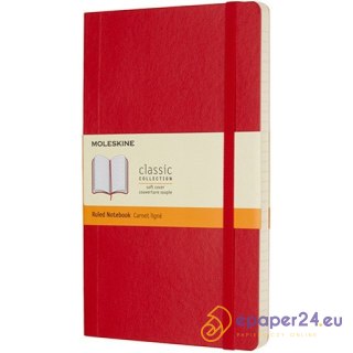 Notatnik Moleskine Classic L (13x21cm) linia czerwony