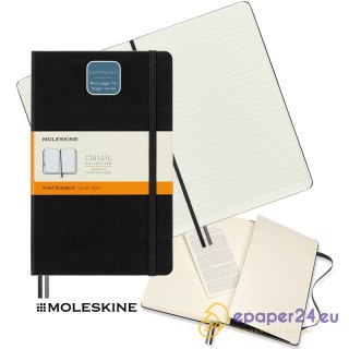Notatnik Moleskine Classic L (13x21cm) linie czarny
