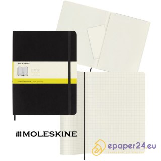 Notatnik Moleskine Classic XL (19x25cm) kratka czarny