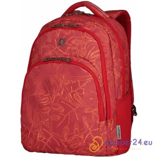 Plecak Wenger Upload 16" wzór czerwony