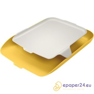 Półka na dokumenty Leitz Cosy A4 z organizerem niebieska