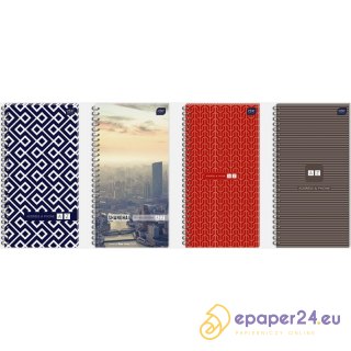 Skorowidz na spirali Interdruk 2/3 A5/48k linia