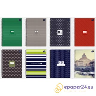 Skorowidz na spirali Interdruk A6/48k linia