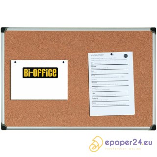 Tablica korkowa Bi-Office 90x180cm rama aluminiowa