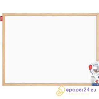 Tablica suchościeralna MemoBe 90x60cm rama drewniana