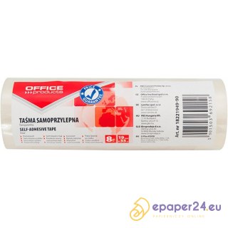 Taśma biurowa Office Products 19mm/30m transparentna (8)