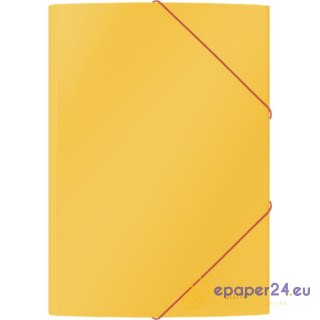 Teczka kartonowa z gumką Leitz Cosy A4 żółta