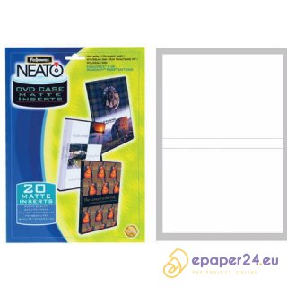 Wkładki matowe do pud. na DVD op. 20szt.