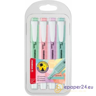 Zakreślacze Stabilo Swing Cool Pastel 4 kolory