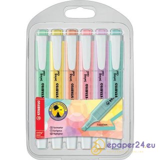Zakreślacze Stabilo Swing Cool Pastel 6 kolorów