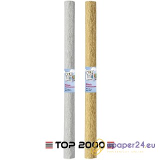 Bibuła marszczona Top 2000 Creatino 50x200cm srebrna