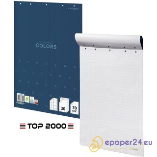 Blok do flipchartu Top 2000 Colors 64x90cm kratka (20)