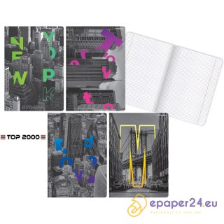 Brulion Top 2000 City A5/96k kratka