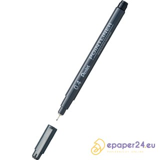 Cienkopis Pentel PointLiner 0.4mm czarny