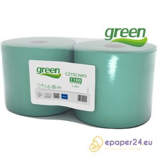 Czyściwo w rolce Green 250m 1w makulatura zielone (2)