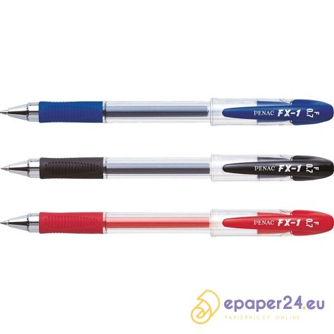 Długopis żelowy Penac FX-1 0.7mm czarny