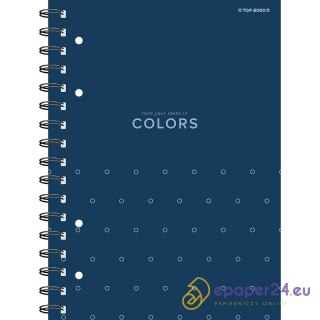Kołozeszyt Top 2000 Colors A4/100k kratka niebieski