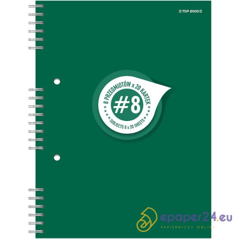 Kołozeszyt Top 2000 Student Book B5/160k kratka