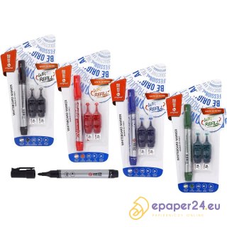 Marker do tablic MemoBe MM010 (+ 2 tusze) niebieski