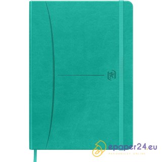 Notatnik Oxford Signature A5/104k kropki turkusowy