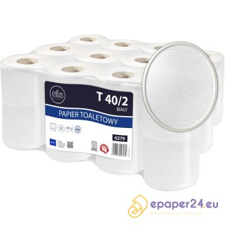 Papier toaletowy Ellis 40m 2w celuloza biały (24)