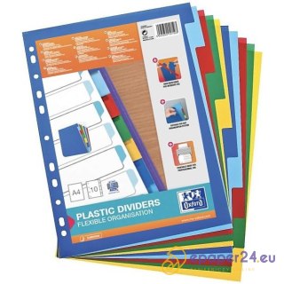 Przekładki PP Oxford A4 10 kart