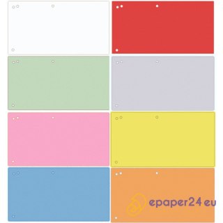 Przekładki kartonowe Office Products 1/3 A4 różowe (100)