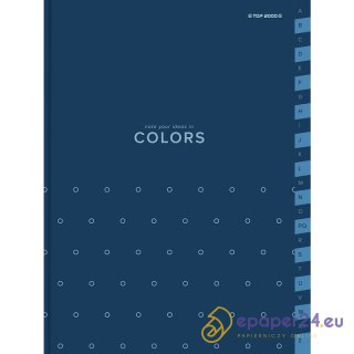 Skorowidz Top 2000 Colors A4/96k kratka niebieski