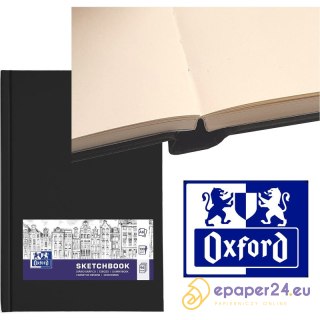 Szkicownik Oxford Sketchbook A6/96k czarny